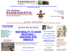 Tablet Screenshot of bandersnatch.com